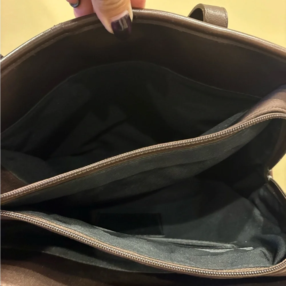 Vintage COACH Neo Tote 6206 – Chocolate Brown Neoprene & Leather